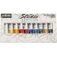 Set of 10 x 20ml with Brush Pebeo Studio Acrylic Paint